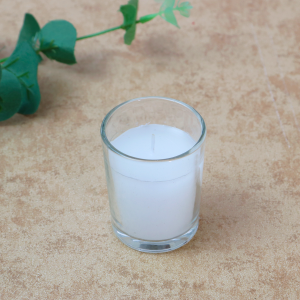 VELA DECORATIVA EM COPO DE VIDRO 6X4,5CM - 3653