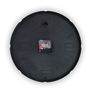 RELOGIO DE PAREDE DE PLÁSTICO 30CM COM BORDA BRANCA - 2573-CZ