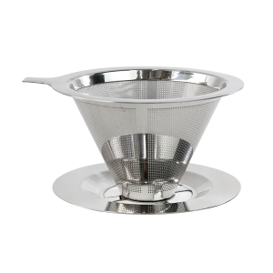 FILTRO E COADOR DE CAFÉ DE INOX REUTILIZAVEL 6 X8,4CM  - SY061