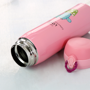 GARRAFA ISOTÉRMICA AÇO INOX TRAVA VACUUM CUP  400 ML - MC175002-RS