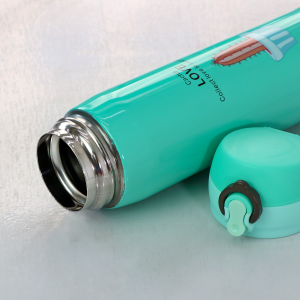 GARRAFA ISOTÉRMICA AÇO INOX TRAVA VACUUM CUP  400 ML - MC175002-TI