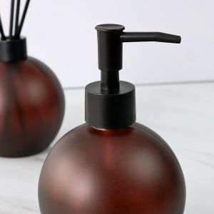 KIT FRASCO DIFUSOR E PORTA SABONETE LÍQUIDO 400 ML  2 PEÇAS - 96153-FUMÊ