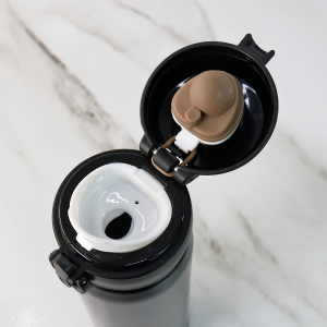 GARRAFA ISOTÉRMICA AÇO INOX TRAVA VACUUM CUP  400 ML - 5228-PT