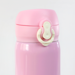 GARRAFA ISOTÉRMICA AÇO INOX TRAVA VACUUM CUP  400 ML - 5228-RS