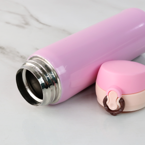 GARRAFA ISOTÉRMICA AÇO INOX TRAVA VACUUM CUP  400 ML - 5228-RSBG