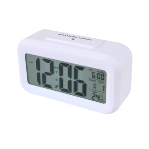 RELOGIO DIGITAL  DE MESA EM PLÁSTICO 7,5X14X4,5CM - 5359-BR