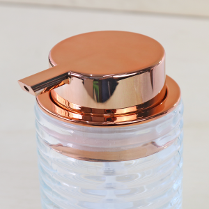 PORTA SABONETE LIQUIDO DE VIDRO 300 ML - CT0410