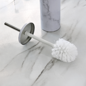 ESCOVA SANITÁRIA  EM INOX MARMORIZADA COM CABO EM INOX - CT2118