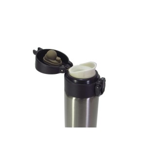 GARRAFA ISOTÉRMICA AÇO INOX TRAVA VACUUM CUP 300 ML - HG85034-PTA