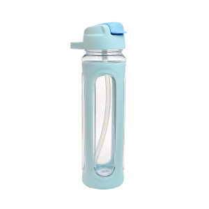 GARRAFA PLÁSTICA COM CANUDO  E BICO CLICK 650 ML - 4701