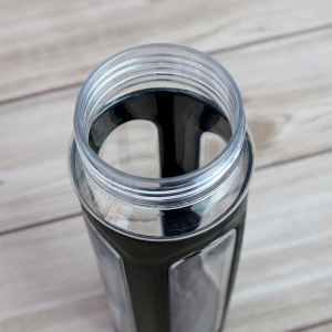 GARRAFA PLÁSTICA COM CANUDO  E BICO CLICK 650 ML - 4703