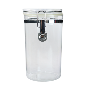 POTE HERMÉTICO DE ACRÍLICO COM TAMPA A VÁCUO 950ML - XM8830