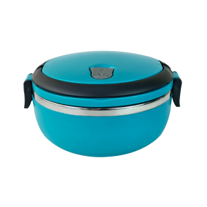 MARMITA DE INOX COM  VEDAÇÃO DE SILICONE ALÇA E TRAVA NAS LATERAIS - 6255-TI