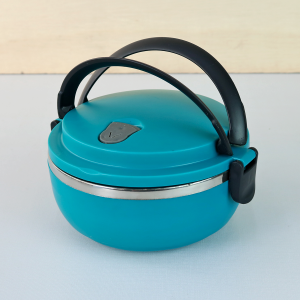 MARMITA DE INOX COM  VEDAÇÃO DE SILICONE ALÇA E TRAVA NAS LATERAIS - 6255-TI