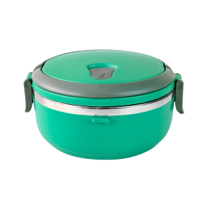 MARMITA DE INOX COM VEDAÇÃO DE SILICONE ALÇA E TRAVA NAS LATERAIS - 6255-VD