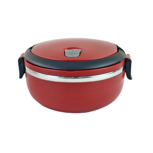 MARMITA DE INOX COM VEDAÇÃO DE SILICONE ALÇA E TRAVA NAS LATERAIS - 6255-VM