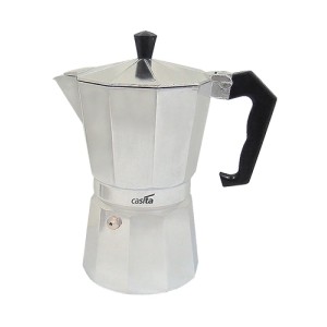 CAFETEIRA ALUMÍNIO TIPO ITALIANA  450ML PARA 09 XÍCARAS DE 50ML - CA11017