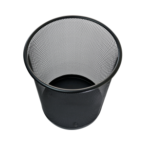 LIXEIRA TELADA PRETA 05 LITROS 26,5X23,5X18,7CM - SA8226