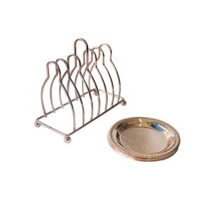 PORTA COPO COM 5 PEÇAS DE METAL COM SUPORTE PARA ENCAIXE - 4781-GR