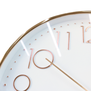 RELÓGIO DE PAREDE REDONDO 30CM DE PLÁSTICO - 4603-GR