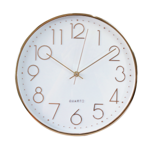 RELÓGIO DE PAREDE REDONDO 30CM DE PLÁSTICO - 4603-GR