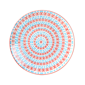 PRATO DE CERÂMICA PARA SOBREMESA 19CM - 210562-B