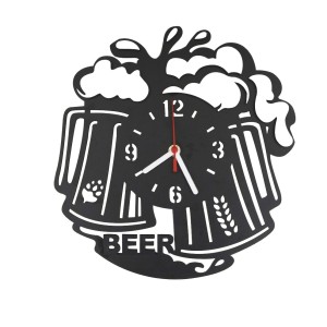 RELOGIO DE PAREDE 2D EM MDF BEER 30 CM - 18431