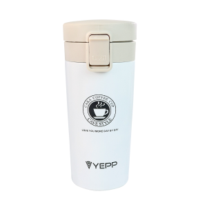 COPO ISOTERMICO DE AÇO INOX COM TRAVA 300ML - YT2292-BR