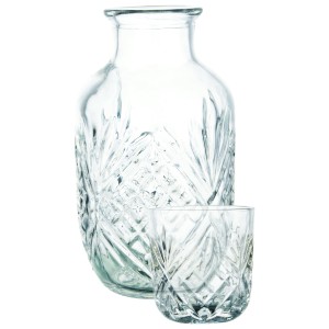 MORINGA COM COPO DE VIDRO COM CAPACIDADE DE 500 ML - VDA10008