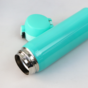 GARRAFA ISOTÉRMICA AÇO INOX TRAVA VACUUM CUP 400 ML - GDR0293-TI