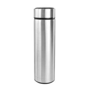 GARRAFA ISOTÉRMICA DE AÇO INOX COM INFUSOR 400ML - GDR0305-PTA