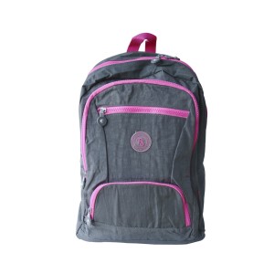 MOCHILA DE NYLON COM 02 DIVISÓRIAS FIORELLA SCOTI - BPF30391AB-CZ