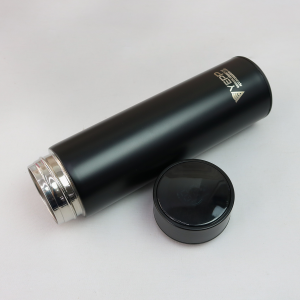 GARRAFA ISOTERMICA AÇO COM INFUSOR E VISOR TOUCH EM LED 500ML - YT2154-PT