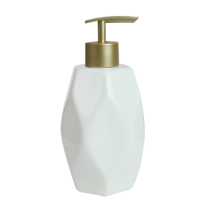 PORTA SABONETE LIQUIDO OU PORTA ÁLCOOL GEL DE PORCELANA 400ML - 4046-BR