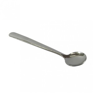 AÇUCAREIRO DE VIDRO REVESTIDO EM AÇO INOX COM COLHER 9 CM - MG2831