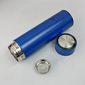 GARRAFA ISOTÉRMICA DE AÇO INOX COM INFUSOR 500ML - YT2181-AZ