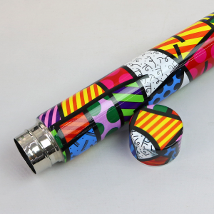 GARRAFA ISOTÉRMICA DE INOX ESTAMPADA 290ML - GDR0762-A