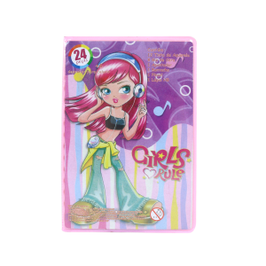 ESTOJO MALETA ESCOLAR COM 24 PÇS INMETRO FONE - MT24-FONE