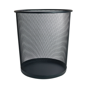 LIXEIRA DE METAL TELADA 12 LITROS 26X27,5CM - TRC8827