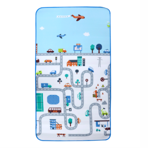 TAPETE TÉRMICO INFANTIL CARROS E AVIÕES 100X180CM - CT9792-K