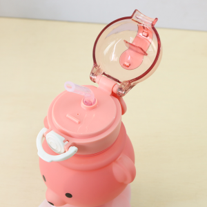 GARRAFA URSO SMILE DE PLÁSTICO COM ALÇA 700ML - GDR0873-RS