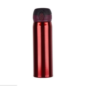 GARRAFA ISOTÉRMICA EM ALUMÍNIO TRAVA VACUUM CUP  400 ML  - 0347-VN