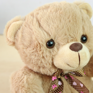 URSINHO DE PELÚCIA COM LAÇO DE POLIESTER 23CM - FC2700-BG