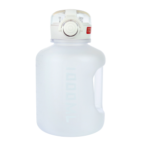 GARRAFA DE PLÁSTICO POLICARBONATO REDONDA COM CANUDO 1000ML - 4638-BR