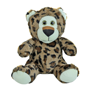 ONÇA PINTADA DE PELUCIA POLIESTER 27X23CM - FD5074-A