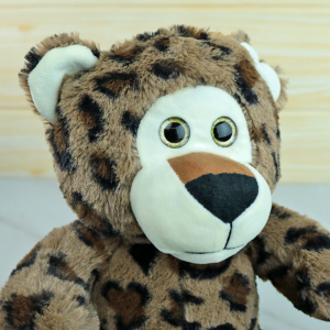 ONÇA PINTADA DE PELUCIA POLIESTER 27X23CM - FD5074-A