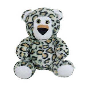 ONÇA PINTADA DE PELUCIA POLIESTER 27X23CM - FD5074-B