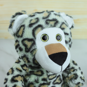 ONÇA PINTADA DE PELUCIA POLIESTER 27X23CM - FD5074-B