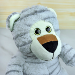 TIGRE DE PELUCIA POLIESTER 27X23CM - FD5074-C