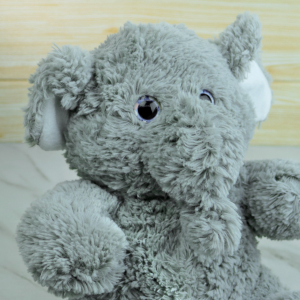 ELEFANTE DE PELUCIA POLIESTER 27X23CM - FD5074-D